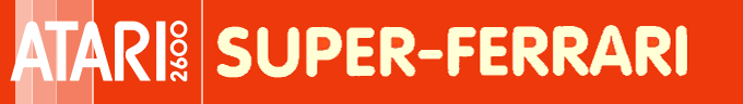 Super-Ferrari logo for Atari 2600